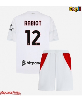 AC Milan Adrien Rabiot #12 Echipament de Fotbal Replică 2026-27 Copii Deplasare (+ Șorturi)